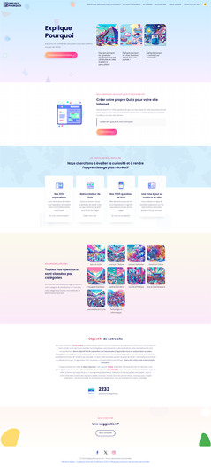 Réalisation du site ExpliquePourquoi.com